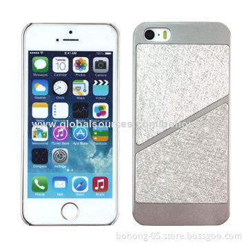 PU piece paste on PP bottom case for iPhone 5s